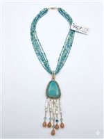 Collana Sicylui Donna in Argento Calcedonio 1539CO